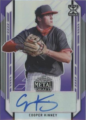 2021 Leaf Metal Draft - Cooper Kinney #BA-CK1