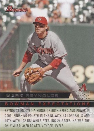 2010 Bowman - Bobby Borchering Mark Reynolds #BE44
