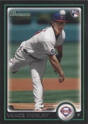 2010 Bowman Draft Picks & Prospects - Vance Worley #BDP28