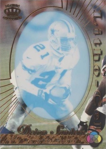 1996 Pacific Litho-Cel Deion Sanders #CEL-27