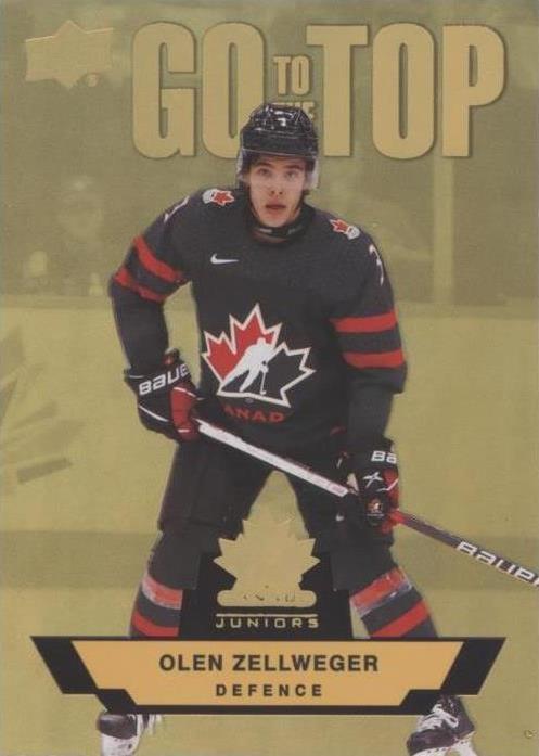 2023 Upper Deck Team Canada Juniors - Olen Zellweger #GT-3