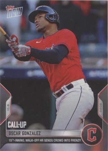 2022 Topps Now - Oscar Gonzalez #1043