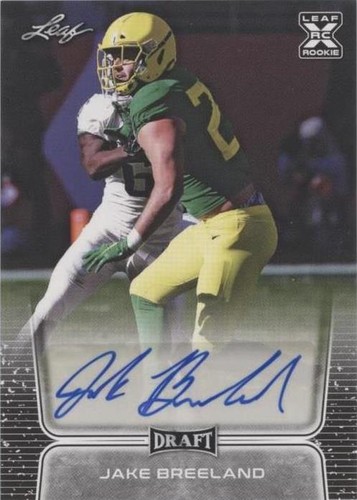 2020 Leaf Draft Jake Breeland #BA-JB2