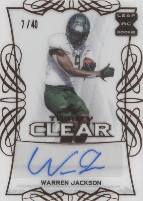 2021 Leaf Trinity Warren Jackson #CA-WJ1