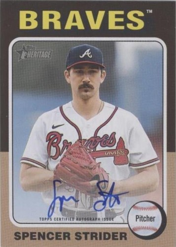 2024 Topps Heritage - Spencer Strider #ROA-SST