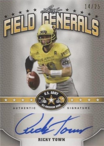 2015 Leaf U.S. Army All-American Bowl Ricky Town #FG-RT1