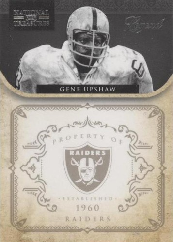 2011 Playoff National Treasures Gene Upshaw #161