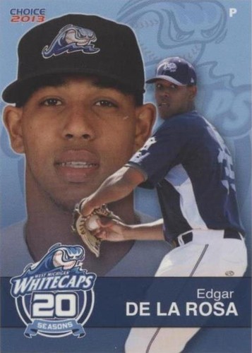 2013 Choice West Michigan Whitecaps - Edgar De La Rosa #03