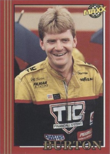 1992 Maxx Update - Jeff Burton #U3