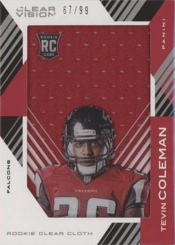 2015 Panini Clear Vision Tevin Coleman #RCC-TC