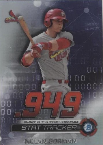 2019 Bowman Chrome - Nolan Gorman #ST-NG