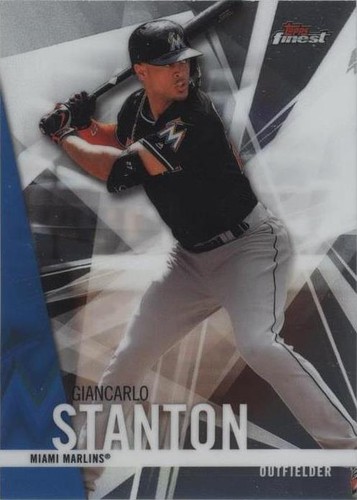 2017 Topps Finest - Giancarlo Stanton #29
