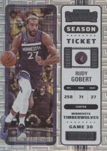 2022-23 Panini Contenders - Rudy Gobert #1