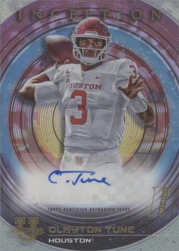 2022-23 Bowman Inception University Clayton Tune #BIA-CT
