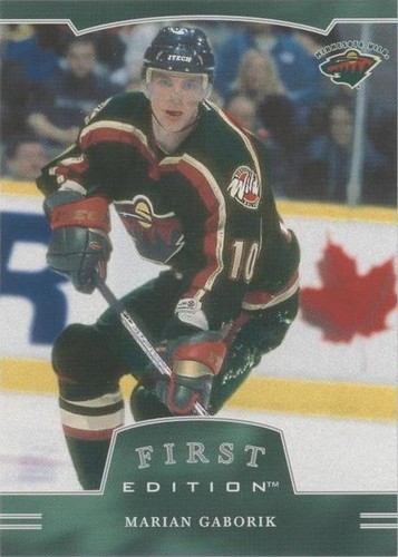 2002-03 In the Game Be A Player First Edition - Marian Gaborik #152