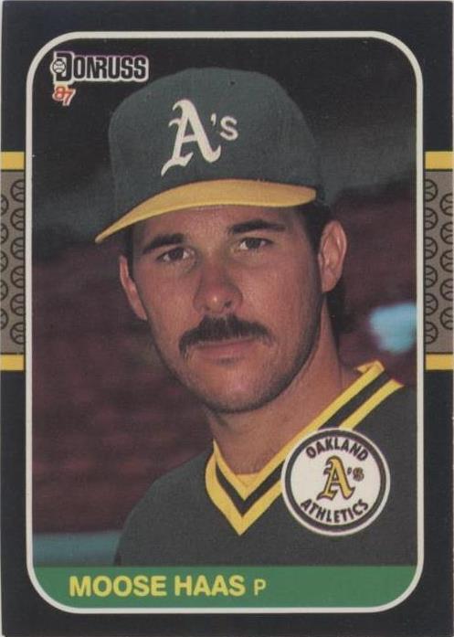 1987 Donruss - Moose Haas #528
