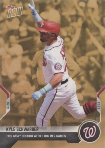 2021 Topps Now Road to Opening Day - Kyle Schwarber #ODB-17