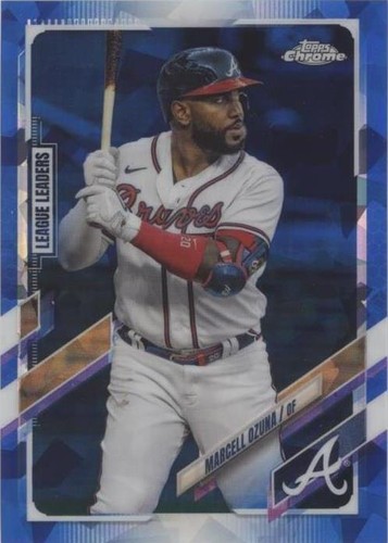 2021 Topps Chrome Sapphire Edition - Marcell Ozuna #312