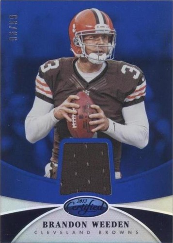 2013 Panini Certified Brandon Weeden #9