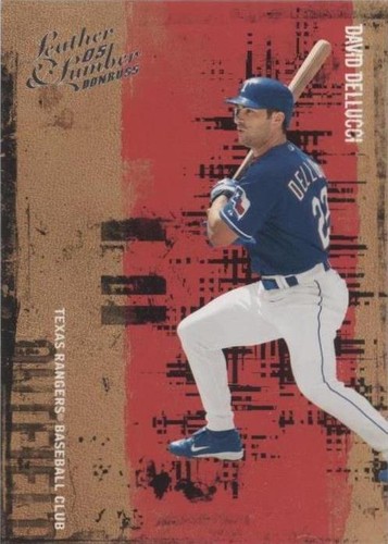 2005 Donruss Leather & Lumber - David Dellucci #36
