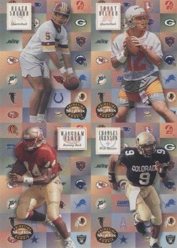 1996 Skybox Premium Charles Johnson Heath Shuler Trent Dilfer #233