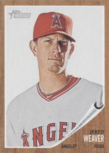 2011 Topps Heritage - Jered Weaver #96