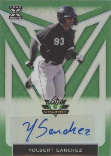 2020 Leaf Valiant - Yolbert Sanchez #BA-YS1