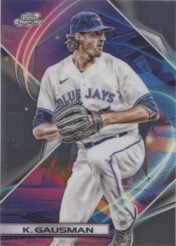 2022 Topps Chrome Kevin Gausman Gold Refractor /50 Toronto Blue