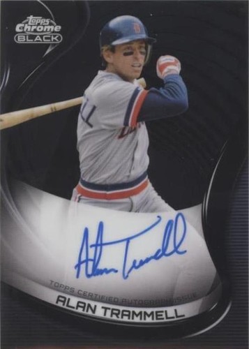 2022 Topps Chrome Black - Alan Trammell #CBA-AT