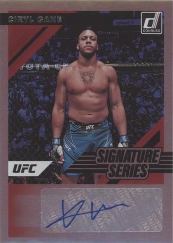 2022 Donruss UFC - Ciryl Gane #SS-CGN