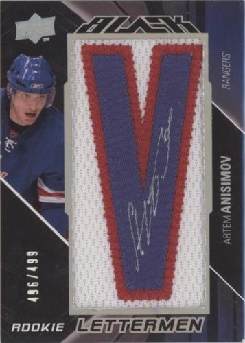 2009-10 Upper Deck UD Black - Artem Anisimov #65