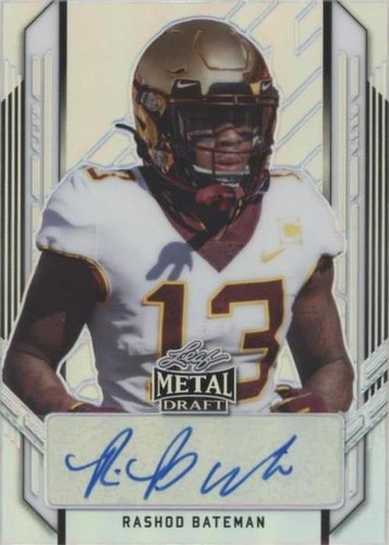 2021 Leaf Metal Draft Rashod Bateman #PA-RB2