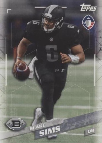 2019 Topps Alliance of American Football Blake Sims #112
