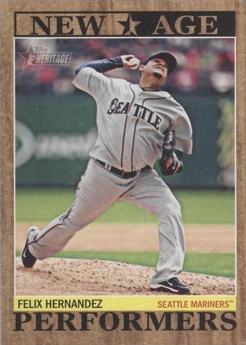 2011 Topps Heritage - Félix Hernández #NAP-14