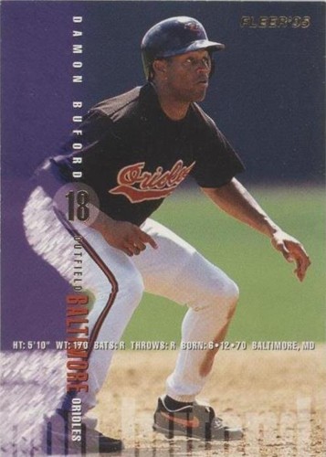 1995 Fleer - Damon Buford #3