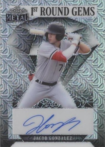 2023 Leaf Metal - Jacob Gonzalez #1RGJG-1