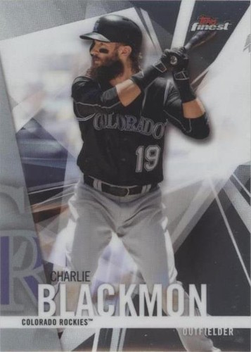 2017 Topps Finest - Charlie Blackmon #82