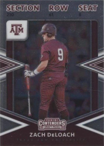 2020 Panini Elite Extra Edition - Zach DeLoach #CT-ZD