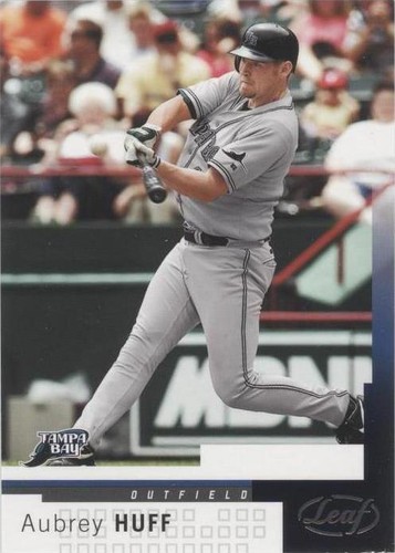 2004 Leaf - Aubrey Huff #81