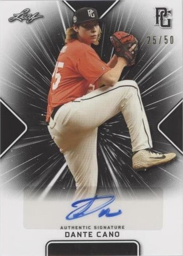 2021 Leaf Perfect Game National Showcase - Dante Cano #BA-DC1