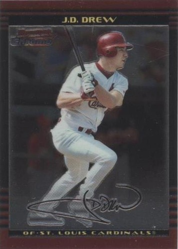 2002 Bowman Chrome - J.D. Drew #49