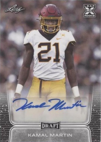 2020 Leaf Draft Kamal Martin #BA-KM3