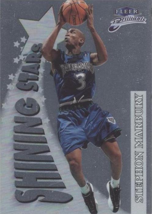 1998 - 99 Fleer Brilliants - Stephon Marbury #13 SS