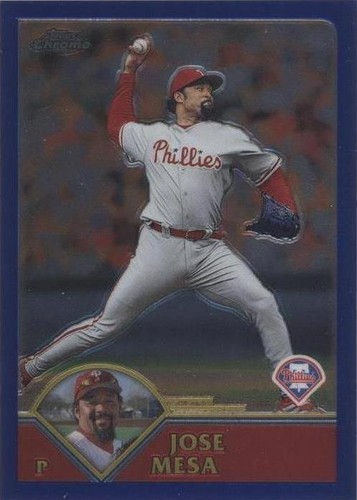 2003 Topps Chrome - Jose Mesa #129