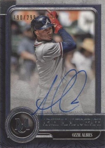 2019 Topps Museum Collection - Ozzie Albies #AA-OA