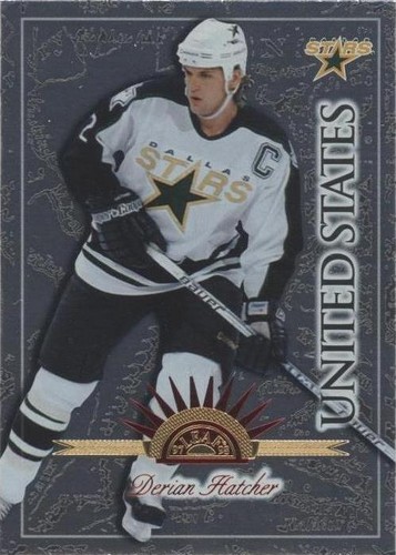 1997-98 Leaf International Stars - Derian Hatcher #144