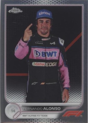 2022 Topps Chrome Formula 1 - Fernando Alonso #13