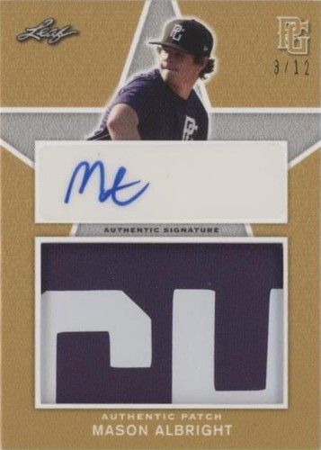 2020 Leaf Perfect Game National Showcase - Mason Albright #PA-MA1