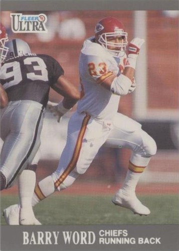 Barry Word 1991 Ultra FOOTBALL #74 Kansas City Chiefs | eBay