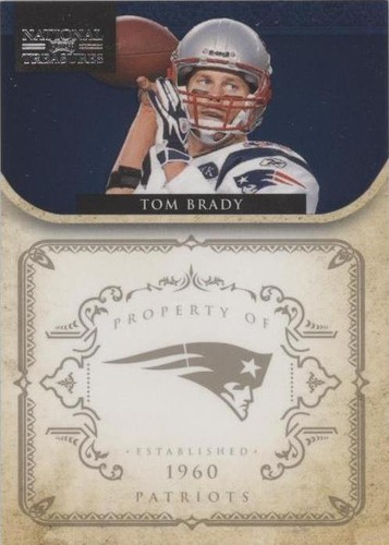 2011 Playoff National Treasures Tom Brady #91